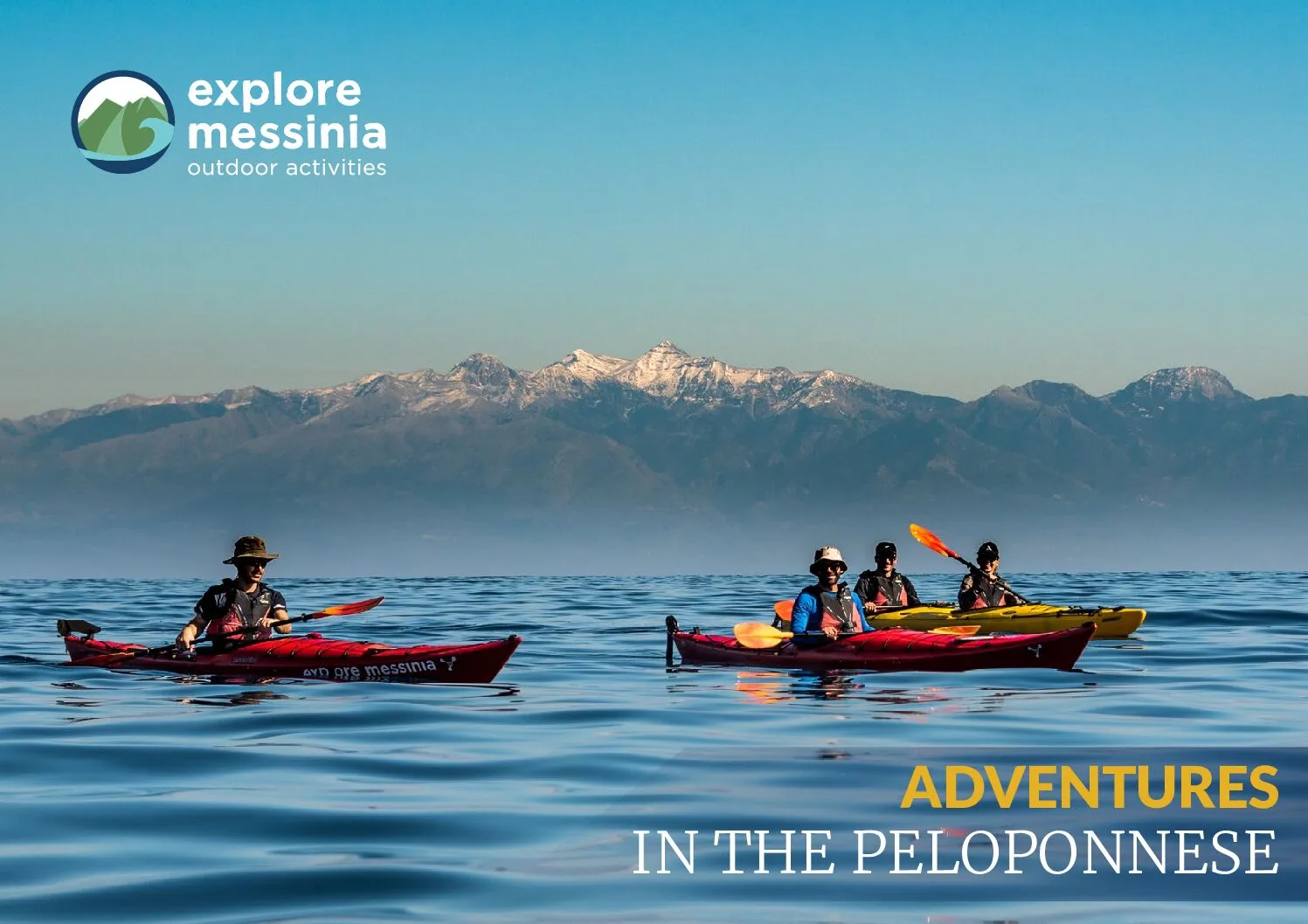 Cover of the Explore Messinia brochure