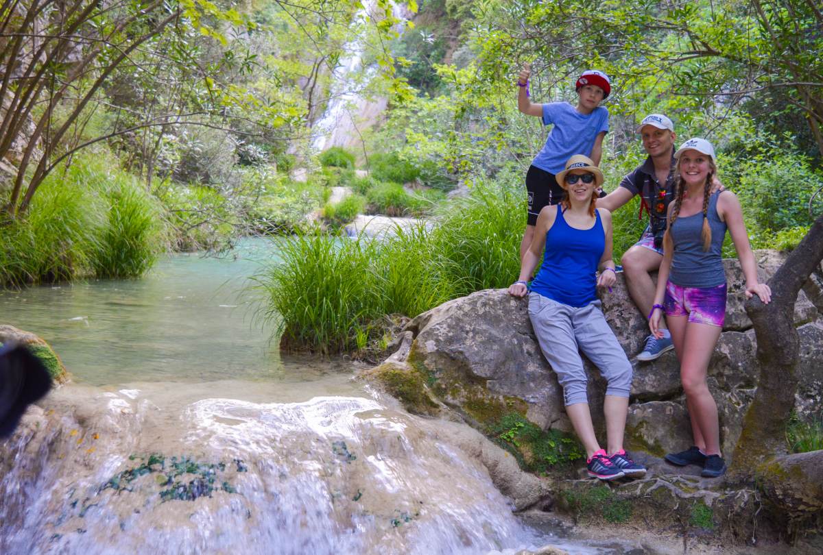 Hiking Polilimnio Waterfalls 0148