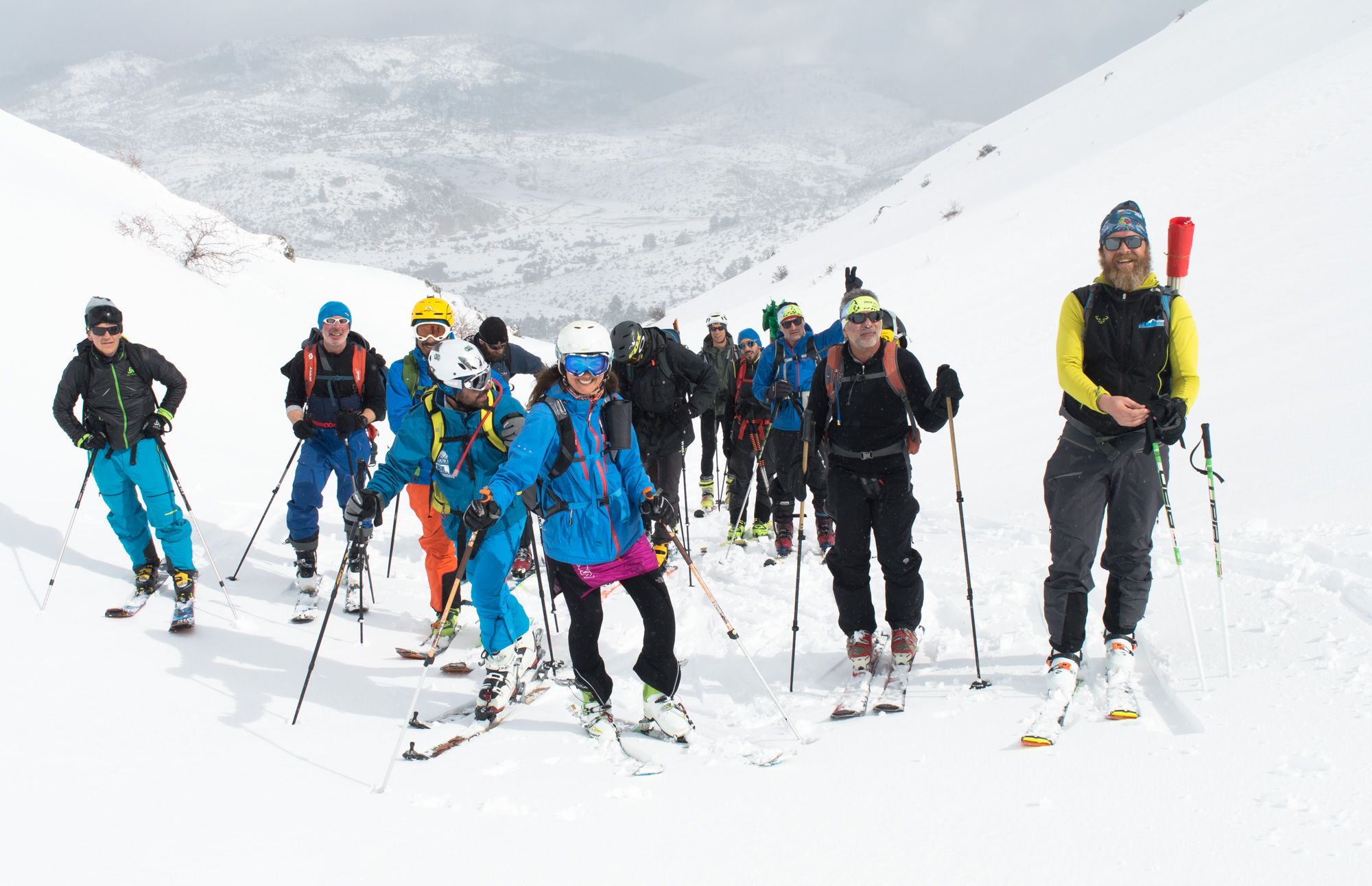 explore messinia ski touring
