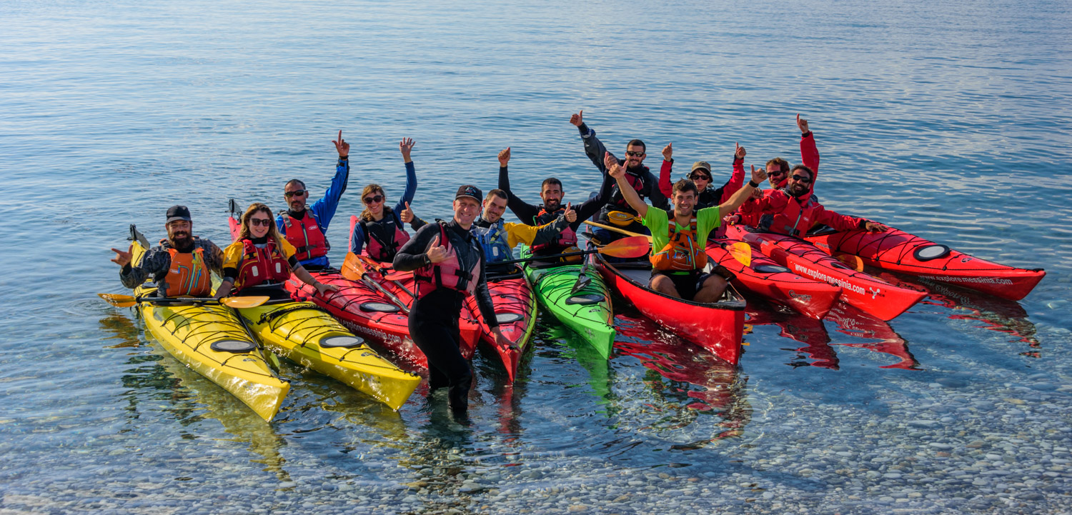 sea kayak messinia greece training 2016 Nov