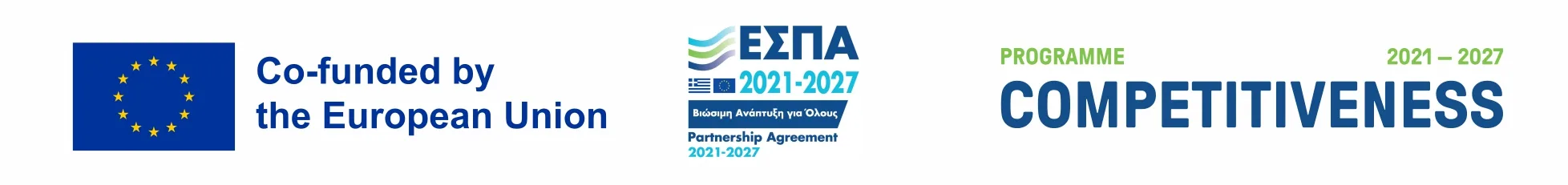 Co-funded by the European Union and ESPA 2021-2027 Partnership Agreement funding badge