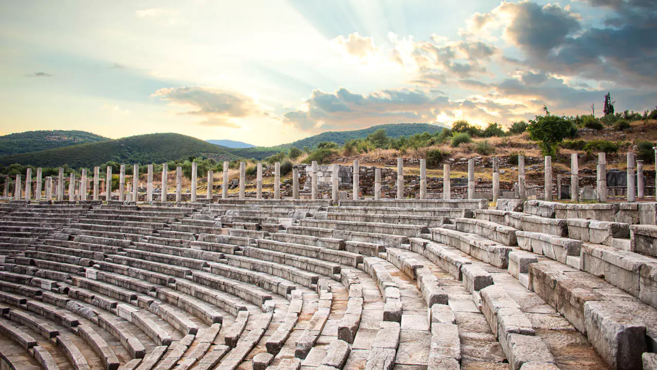 Explore Messinia-Ancient Messene's stadium