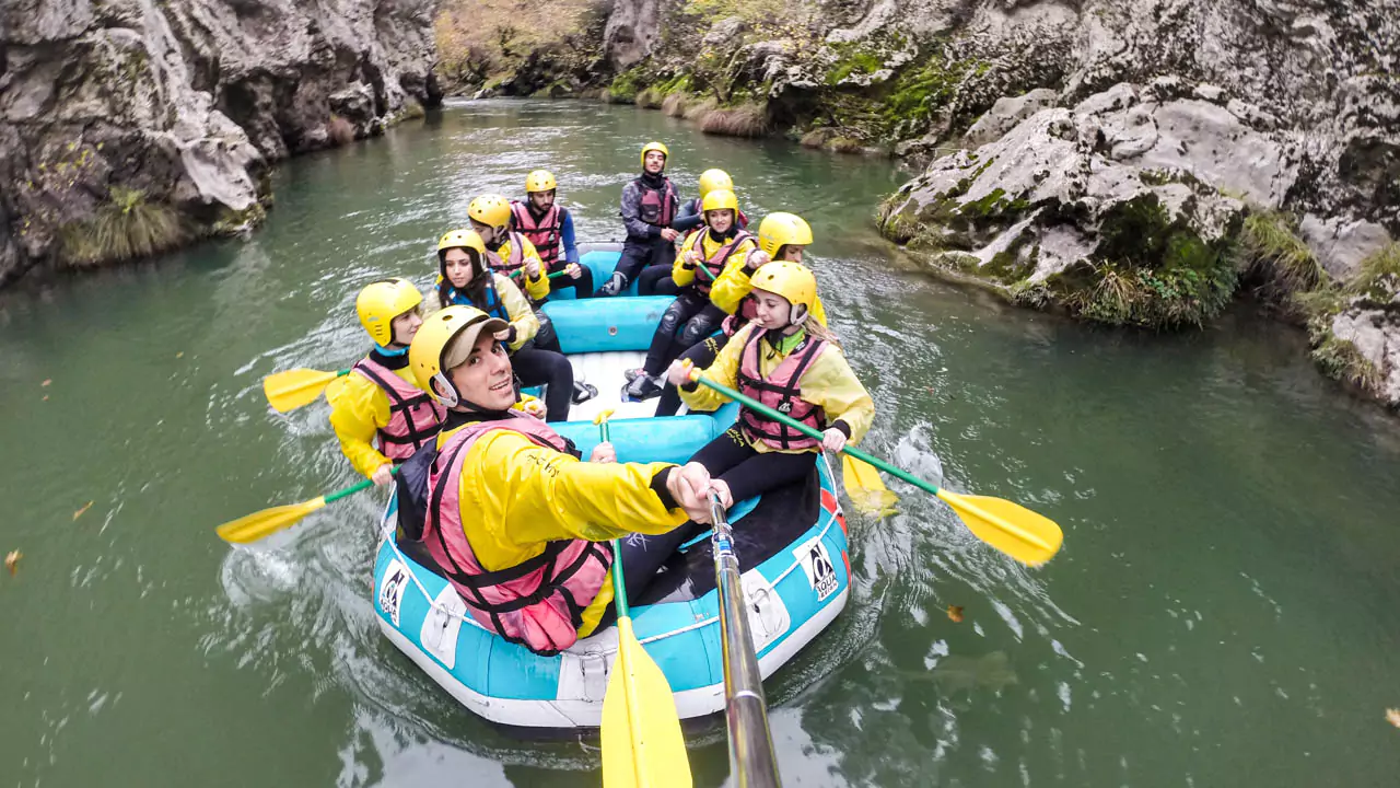 Explore Messinia-Lousios river family Rafting